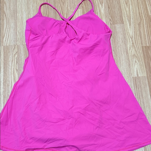 HALARA Hot Pink Peek A Boo Nylon-Blend Athletic Dress - Picture 5 of 5